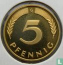 Germany 5 pfennig 1983 (G) - Image 2