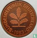 Duitsland 2 pfennig 1983 (J) - Afbeelding 1