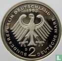 Duitsland 2 mark 1983 (PROOF - D - Konrad Adenauer) - Afbeelding 1