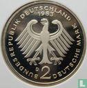 Duitsland 2 mark 1983 (PROOF - D - Kurt Schumacher) - Afbeelding 1