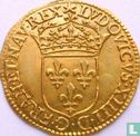 Frankrijk 1 gouden écu 1644 (B) - Afbeelding 2