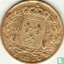 France 20 francs 1825 (W) - Image 1