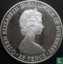 Guernesey 25 pence 1981 (BE) "Wedding of Prince Charles and Lady Diana Spencer" - Image 2