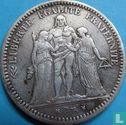 Frankrijk 5 francs 1871 (A - bij) - Afbeelding 2