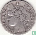 Frankrijk 2 francs 1871 (kleine A) - Afbeelding 2