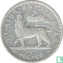 Ethiopia ¼ birr 1897 (EE1889 - with mintmarks) - Image 2