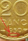 Frankrijk 20 francs 1950 (proefslag) - Afbeelding 3