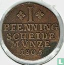 Brunswick-Wolfenbüttel 1 pfenning 1805 - Image 1