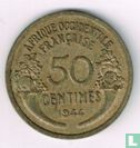 Afrique occidentale française 50 centimes 1944 - Image 1