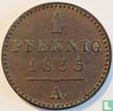 Waldeck-Pyrmont 1 pfennig 1855 - Afbeelding 1