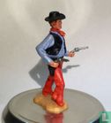 Cowboy with two revolvers blue / black - Image 2