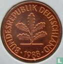Duitsland 2 pfennig 1988 (F) - Image 1