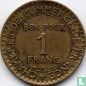 France 1 franc 1924 (closed 4) - Image 2