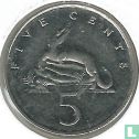 Jamaïque 5 cents 1991 - Image 2