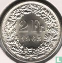 Suisse 2 francs 1965 - Image 1