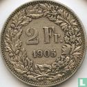 Zwitserland 2 francs 1905 - Afbeelding 1