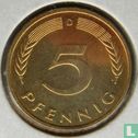 Germany 5 pfennig 1977 (D) - Image 2