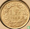 Zwitserland 1 franc 1966 - Afbeelding 1