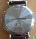 Skagen Hybrid Smartwatch - Signature Dark Brown Leather - Image 2