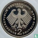 Germany 2 mark 1982 (PROOF - D - Kurt Schumacher) - Image 1