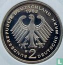 Germany 2 mark 1982 (PROOF - D - Konrad Adenauer) - Image 1