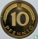 Duitsland 10 pfennig 1982 (PROOF - D) - Afbeelding 2
