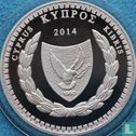 Cyprus 5 euro 2014 (PROOF) "100th anniversary of the birth and 10th anniversary of the death of the poet Costas Montis" - Afbeelding 1