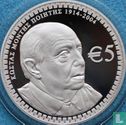 Cyprus 5 euro 2014 (PROOF) "100th anniversary of the birth and 10th anniversary of the death of the poet Costas Montis" - Afbeelding 2