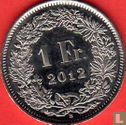 Zwitserland 1 franc 2012 - Afbeelding 1