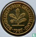 Germany 5 pfennig 1987 (F) - Image 1