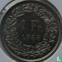 Zwitserland 1 franc 1988 - Afbeelding 1