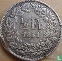 Switzerland ½ franc 1851 - Image 1