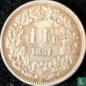 Schweiz 1 Franc 1851 - Bild 1