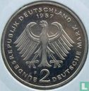 Germany 2 mark 1987 (F - Theodor Heuss) - Image 1