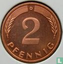 Allemagne 2 pfennig 1987 (D) - Image 2