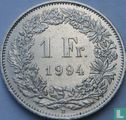 Zwitserland 1 franc 1994 - Afbeelding 1