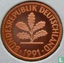 Duitsland 2 pfennig 1991 (G) - Afbeelding 1