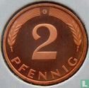 Duitsland 2 pfennig 1991 (G) - Afbeelding 2