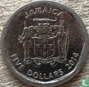 Jamaïque 5 dollars 2014 - Image 1