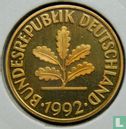 Duitsland 10 pfennig 1992 (J) - Afbeelding 1