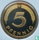Duitsland 5 pfennig 1992 (D) - Afbeelding 2