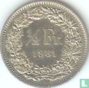 Switzerland ½ franc 1981 - Image 1