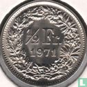 Switzerland ½ franc 1971 - Image 1