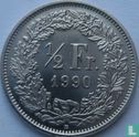 Zwitserland ½ franc 1990 - Afbeelding 1