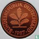 Germany 2 pfennig 1987 (J) - Image 1