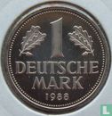 Allemagne 1 mark 1988 (J) - Image 1