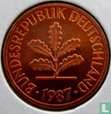Duitsland 2 pfennig 1987 (G) - Afbeelding 1