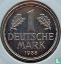 Allemagne 1 mark 1988 (F) - Image 1