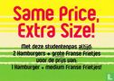 U001236 - McDonald's Utrecht "Same Price, Extra Size!" - Image 1