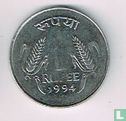 India 1 rupee 1994 (Calcutta) - Afbeelding 1